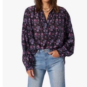 Xirena Romi floral silk blend top